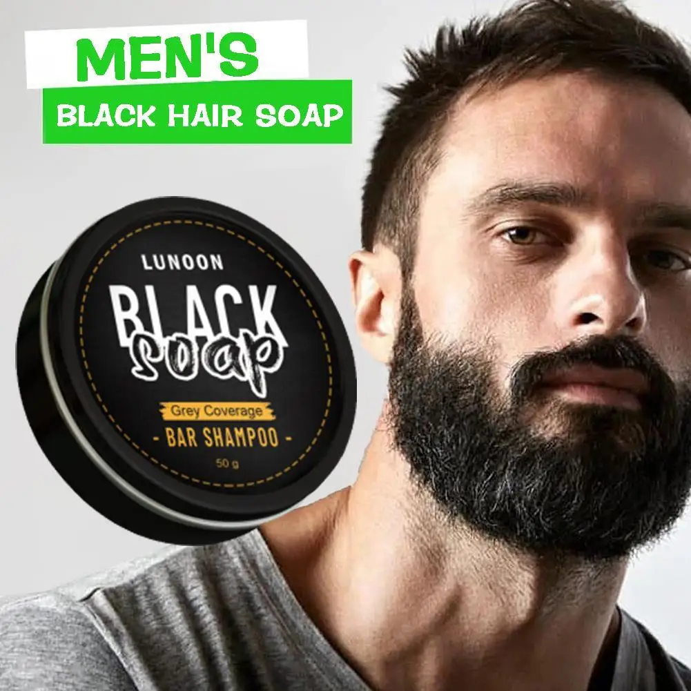 Hot Men's Black Coverage Bar Shampoo Nourishing Hair Root Anti-stripping Hair Control Oil Black Bright Soap 80g
Hot Men's Black Coverage Bar Shampoo Nourishing Hair Root Anti-stripping Hair Control Oil Black Bright Soap 80g