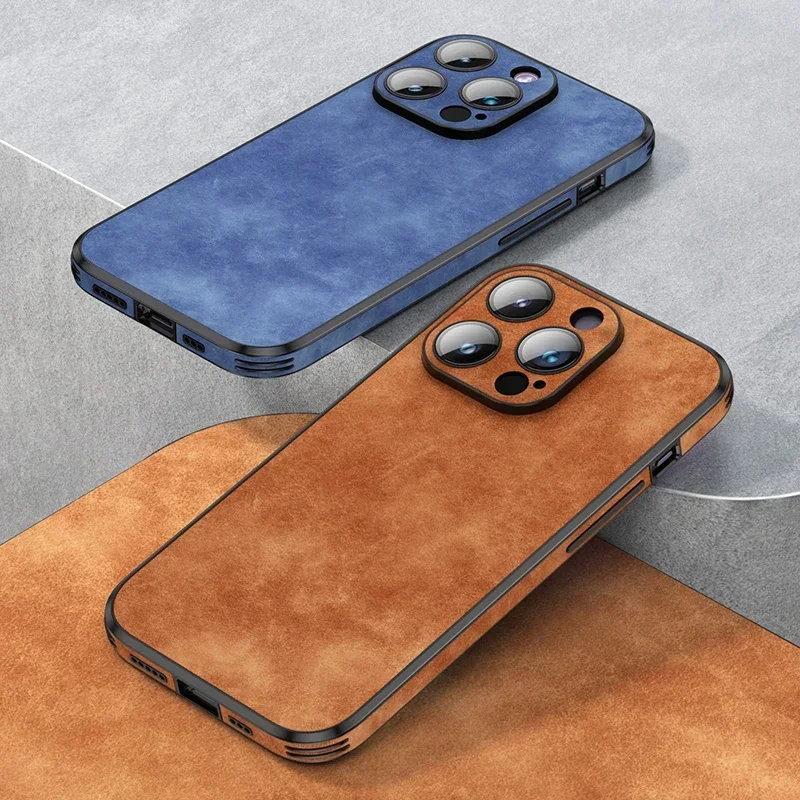 Роскошный силиконовый бампер с полной защитой, противоударный деловой кожаный чехол для телефона iPhone 14 13 12 11 15 Pro Max Plus, чехол, чехол 
Роскошный силиконовый бампер с полной защитой, противоударный деловой кожаный чехол для телефона iPhone 14 13 12 11 15 Pro Max Plus, чехол, чехол