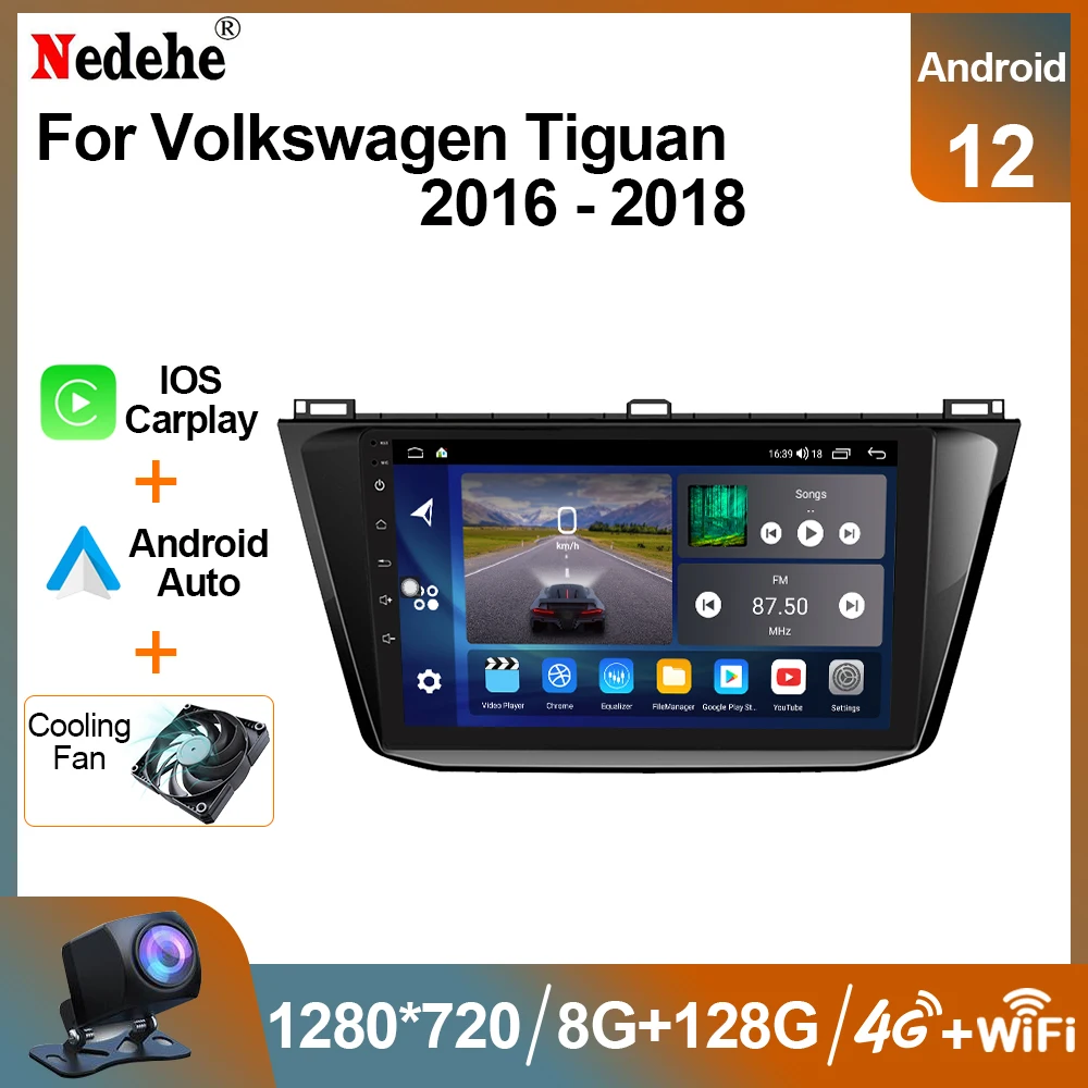 Автомагнитола на Android 12 для Volkswagen VW Tiguan 2016 - 2018 мультимедийный видеоплеер 2 Din автомобильный стерео GPS головное устройство Carplay экран
Автомагнитола на Android 12 для Volkswagen VW Tiguan 2016 - 2018 мультимедийный видеоплеер 2 Din автомобильный стерео GPS головное устройство Carplay экран