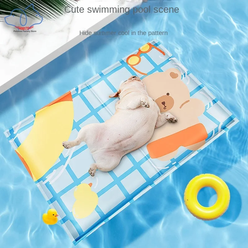2022 New Pet Ice Pad Cartoon Printed Dog Cat Pad Dog Bed Kennel Cool Pad Summer Supplies Camas Para Perros Grandes
2022 New Pet Ice Pad Cartoon Printed Dog Cat Pad Dog Bed Kennel Cool Pad Summer Supplies Camas Para Perros Grandes