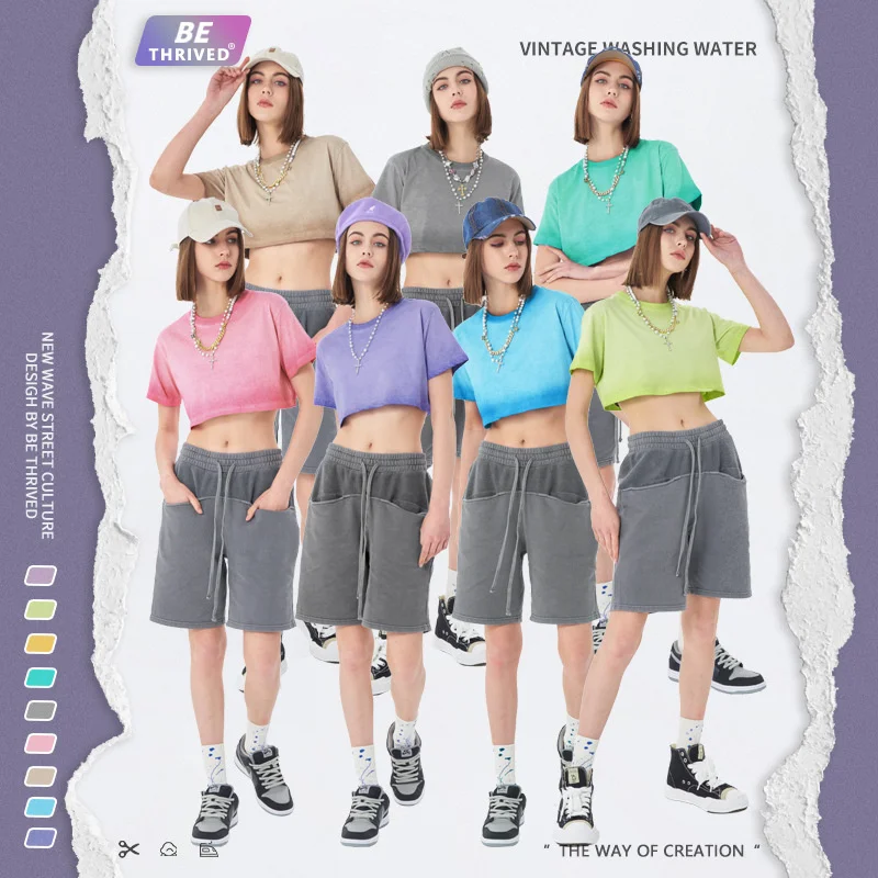 women's Be clothing | 2023 summer gradient water wash girls' short sleeve T-shirt jazz dance sweet cool sexy navel exposed hot
women's Be clothing | 2023 summer gradient water wash girls' short sleeve T-shirt jazz dance sweet cool sexy navel exposed hot
