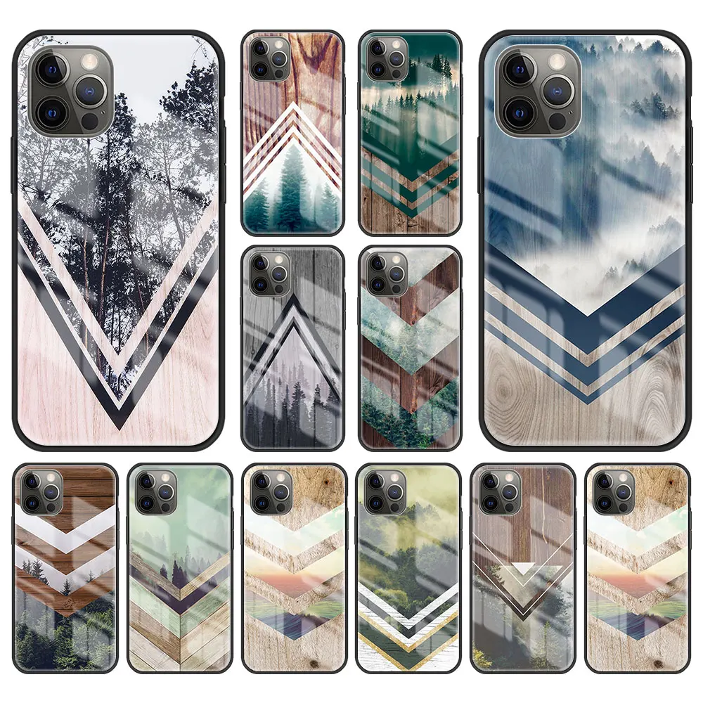 Forest Geometry Wood Nature Glass Case For iPhone 11 12 13 Pro XS Max 13Mini X XR Hard Case For iPhone 7 8 Plus SE2 Fundas
Forest Geometry Wood Nature Glass Case For iPhone 11 12 13 Pro XS Max 13Mini X XR Hard Case For iPhone 7 8 Plus SE2 Fundas