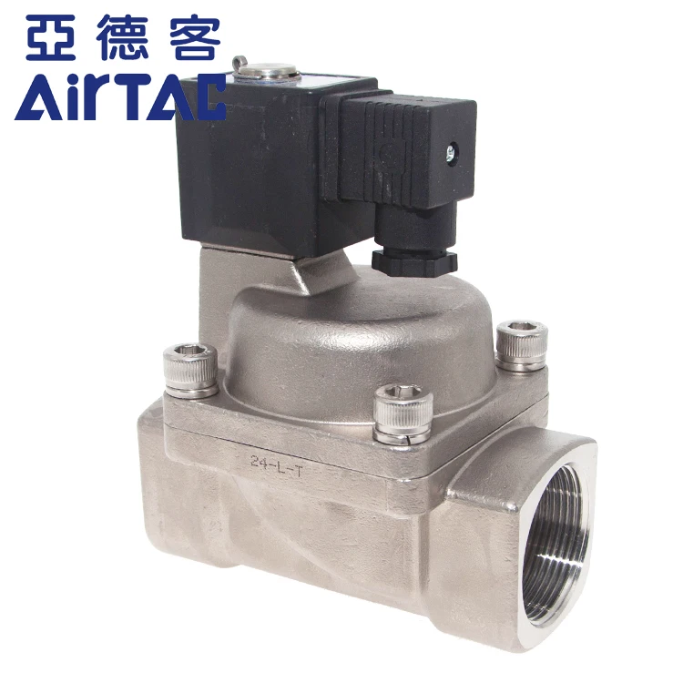 CE 2/2 WAY DC24V Authentic Airtac 2S400-40 1.5Inch NPT thread Airtac Pneumatic Control Solenoid valve
CE 2/2 WAY DC24V Authentic Airtac 2S400-40 1.5Inch NPT thread Airtac Pneumatic Control Solenoid valve