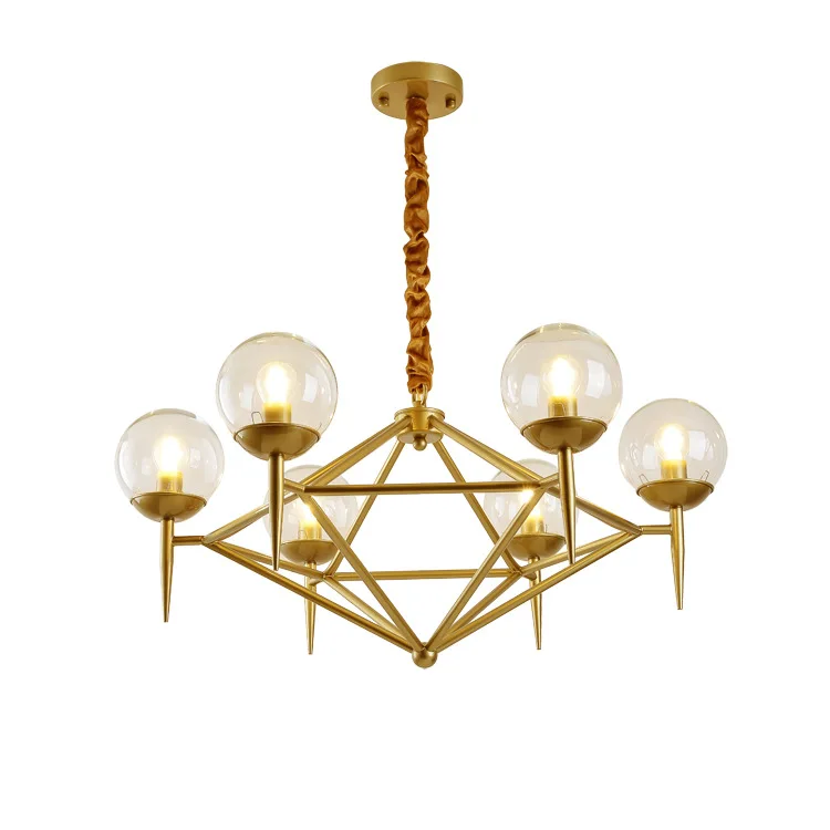 Nordic post-modern living room European and American style simple and creative personality art glass chandelier
Nordic post-modern living room European and American style simple and creative personality art glass chandelier