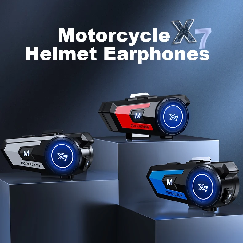 X7 Bluetooth 5.0 Motorcycle Helmet Headset Wireless Noise Cancellation Headset IP65 Waterproof Supports Hands Free Call Music
X7 Bluetooth 5.0 Motorcycle Helmet Headset Wireless Noise Cancellation Headset IP65 Waterproof Supports Hands Free Call Music