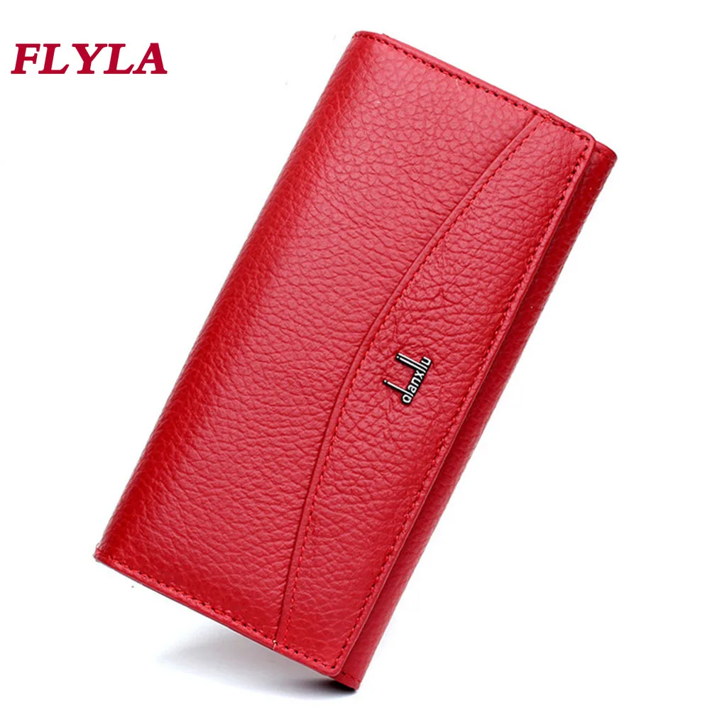 Brand women's genuine leather wallets first layer cowhide long wallet classic handbag wallet
Brand women's genuine leather wallets first layer cowhide long wallet classic handbag wallet