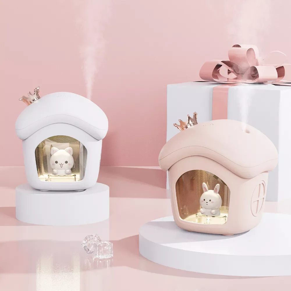 350ml Cute Cartoon Pet Air Humidifier USB Chargeable 2000mAh Battery Wireless Aromatherapy Essential Oil Diffuser with LED Lamp
350ml Cute Cartoon Pet Air Humidifier USB Chargeable 2000mAh Battery Wireless Aromatherapy Essential Oil Diffuser with LED Lamp