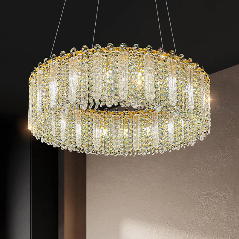Modern LED Crystal Chandelier Living room Chandelier Bedroom crystal light Crystal Fixture Lobby Restaurant Lighting Home Decor
Modern LED Crystal Chandelier Living room Chandelier Bedroom crystal light Crystal Fixture Lobby Restaurant Lighting Home Decor