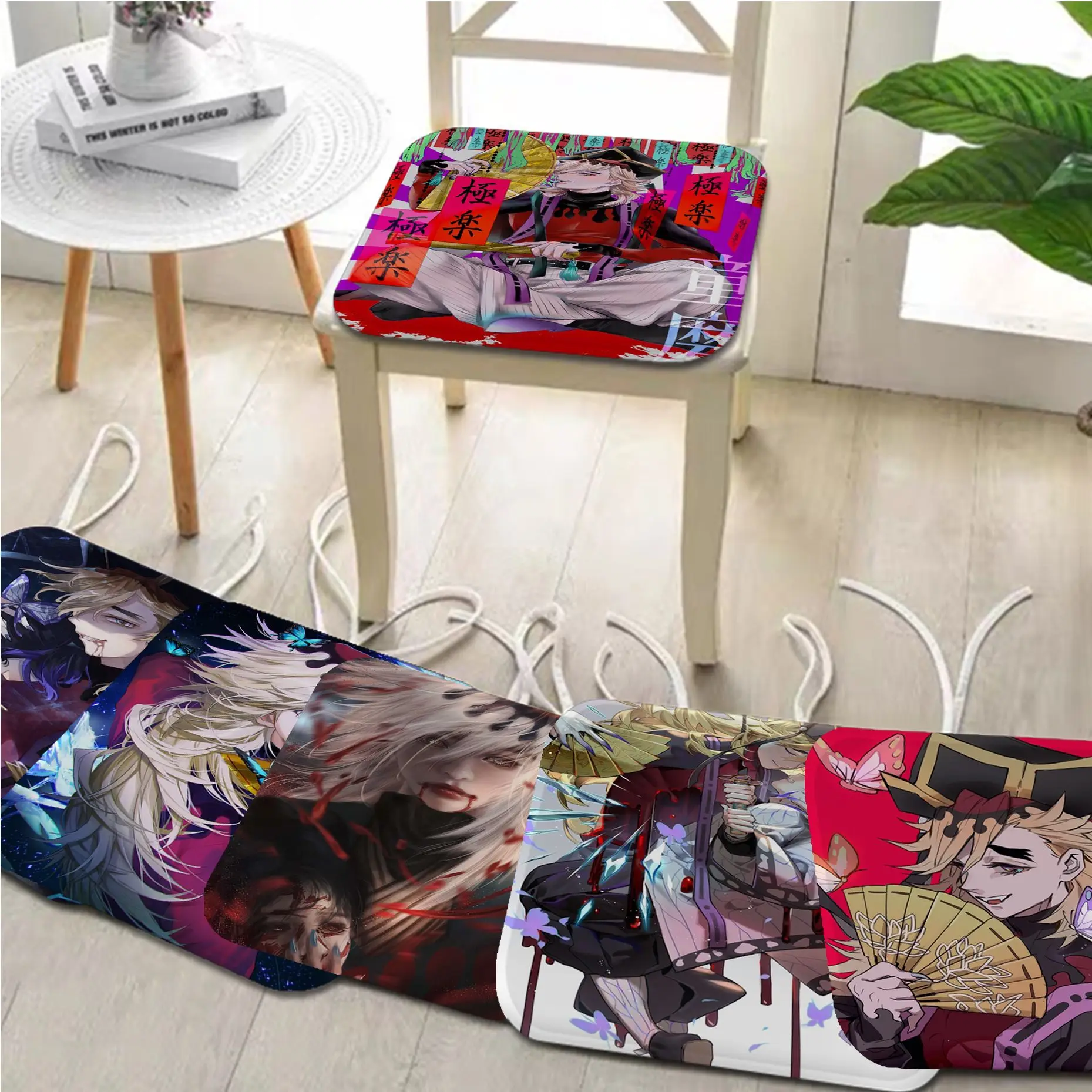 Demon Slayer Douma Four Seasons Plush Cushion Home Back Cushion Soft Comfortable 50x50cm Buttocks Pad
Demon Slayer Douma Four Seasons Plush Cushion Home Back Cushion Soft Comfortable 50x50cm Buttocks Pad