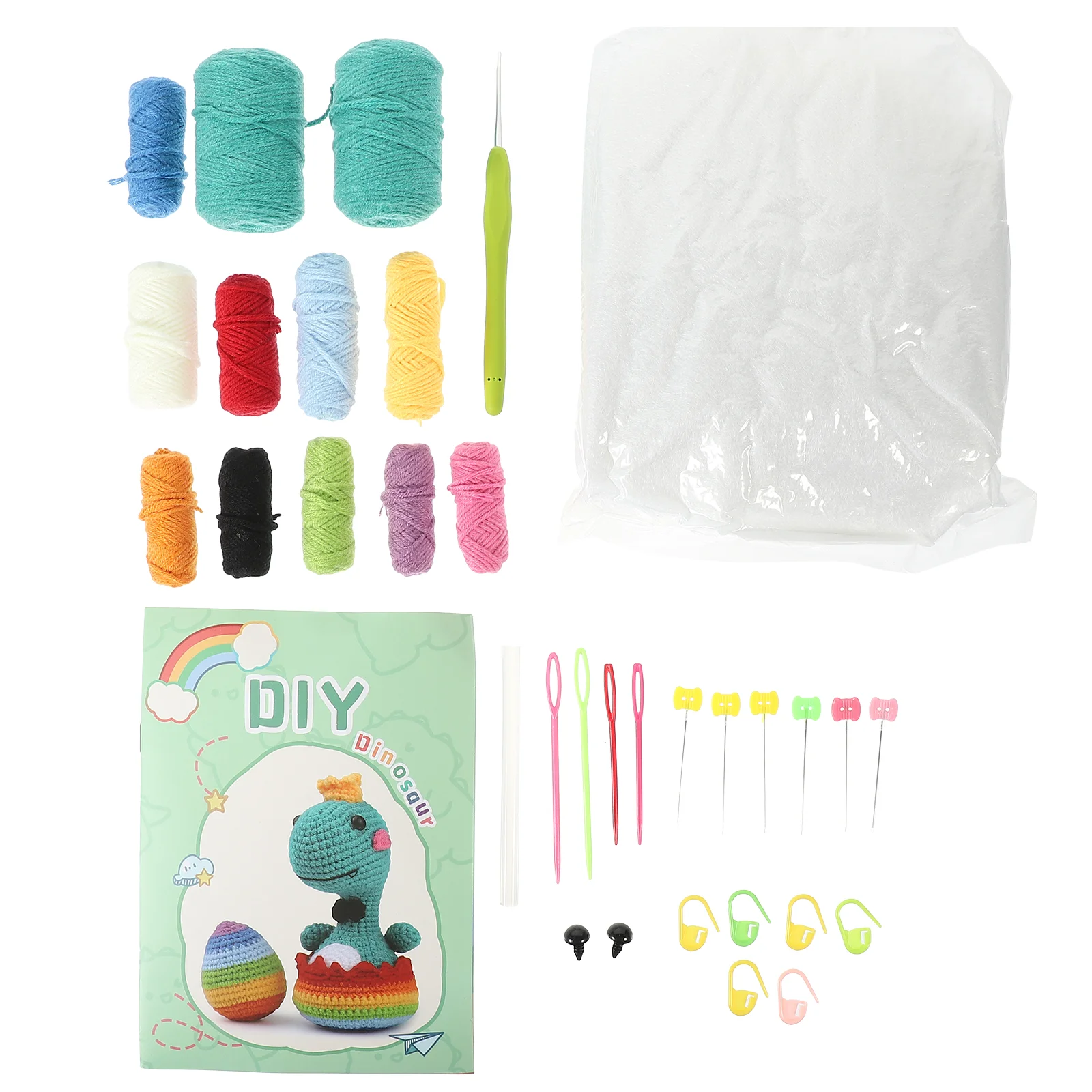 Crochet Hooks Beginner Kit Kid DIY Kits Adults Ball Yarn Desktop Decor Beginners Kids Children Toy
Crochet Hooks Beginner Kit Kid DIY Kits Adults Ball Yarn Desktop Decor Beginners Kids Children Toy