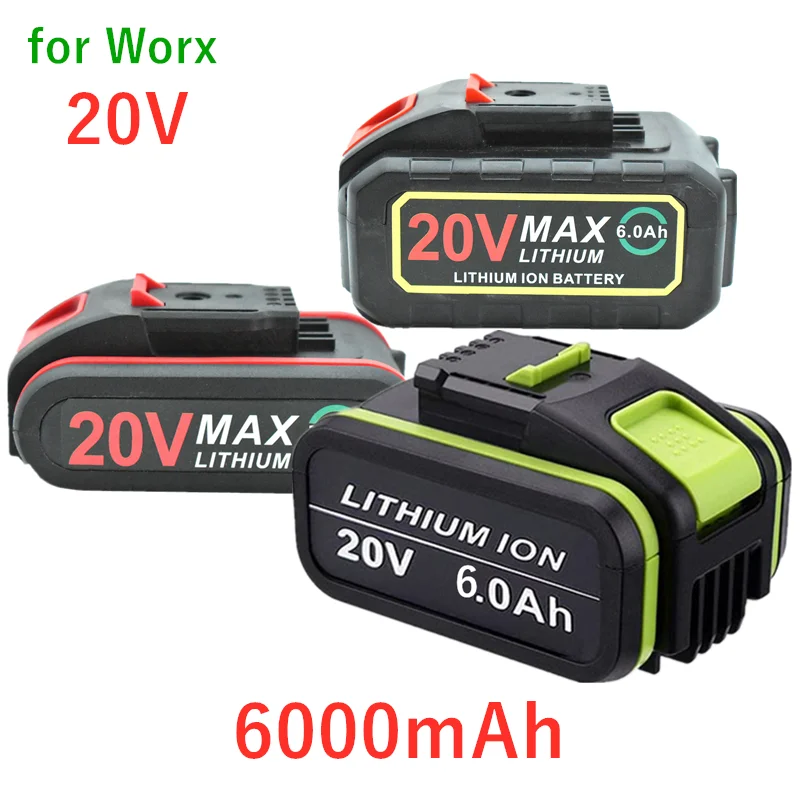 WX550 20V 6000mAh Lithium Rechargeable Replacement Battery for Worx Power Tools WA3551 WA3553 WX390 WX176 WX178 WX386 WX678
WX550 20V 6000mAh Lithium Rechargeable Replacement Battery for Worx Power Tools WA3551 WA3553 WX390 WX176 WX178 WX386 WX678