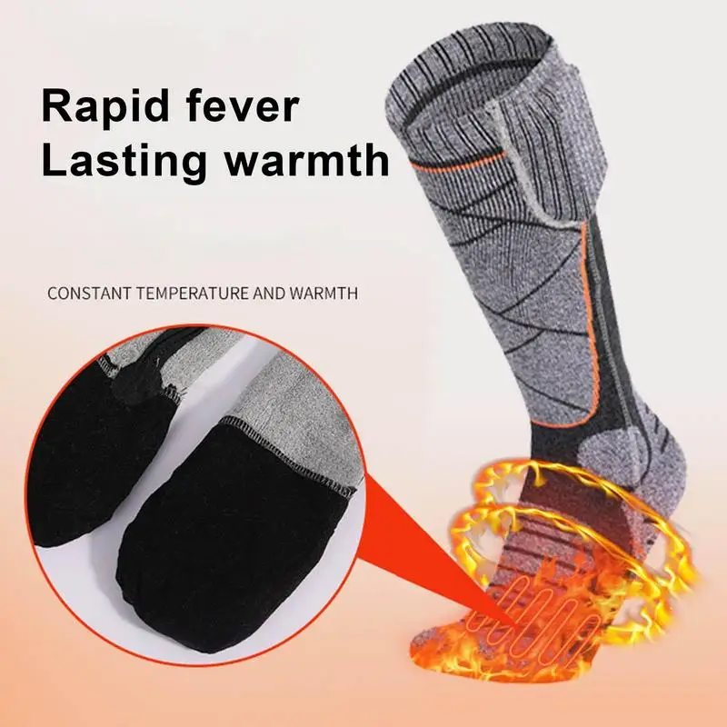Winter Warm Heated Socks Outdoor Rechargeable Heating Sock 3 Gears Adjustable Heating Settings Elastic Comfortable Warm Sock Set
Winter Warm Heated Socks Outdoor Rechargeable Heating Sock 3 Gears Adjustable Heating Settings Elastic Comfortable Warm Sock Set
