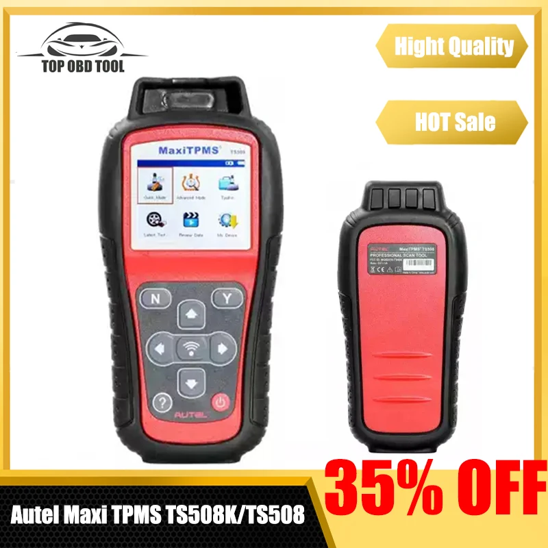 Инструмент для сброса давления в шинах Autel Max TPMS TS508K/TS508, 315 МГц/433 МГц, 8 датчиков, Программируемый считыватель кодов 
Инструмент для сброса давления в шинах Autel Max TPMS TS508K/TS508, 315 МГц/433 МГц, 8 датчиков, Программируемый считыватель кодов