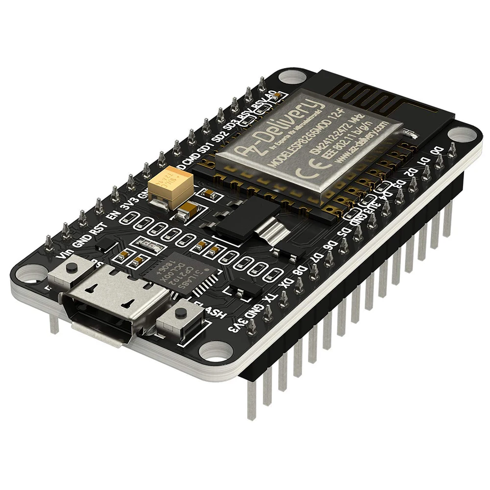 ESP8266 WiFi Board IEEE 802.11 B/g/n Internet NodeMcu Lua WIFI Development Board Module USB CP2102 Node Mcu Electrical Equipment
ESP8266 WiFi Board IEEE 802.11 B/g/n Internet NodeMcu Lua WIFI Development Board Module USB CP2102 Node Mcu Electrical Equipment
