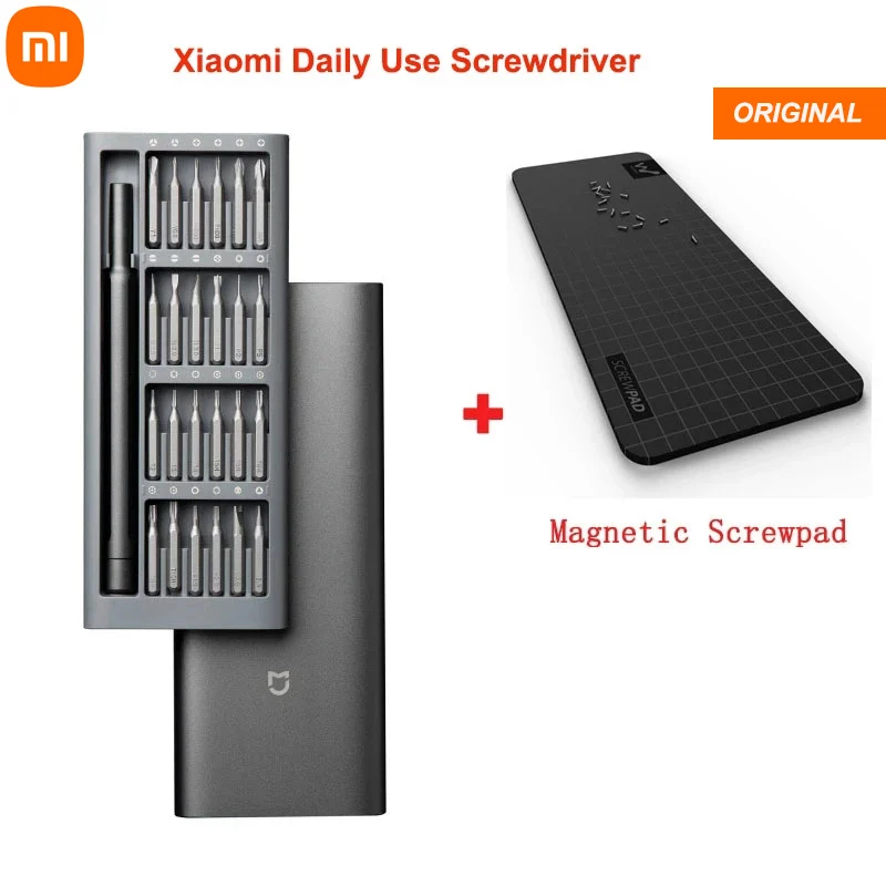 2021 Original Xiaomi Daily Use Screwdriver Kit 24 Precision Magnetic Bits Alluminum Box DIY Screw Driver Set For Smart Home
2021 Original Xiaomi Daily Use Screwdriver Kit 24 Precision Magnetic Bits Alluminum Box DIY Screw Driver Set For Smart Home