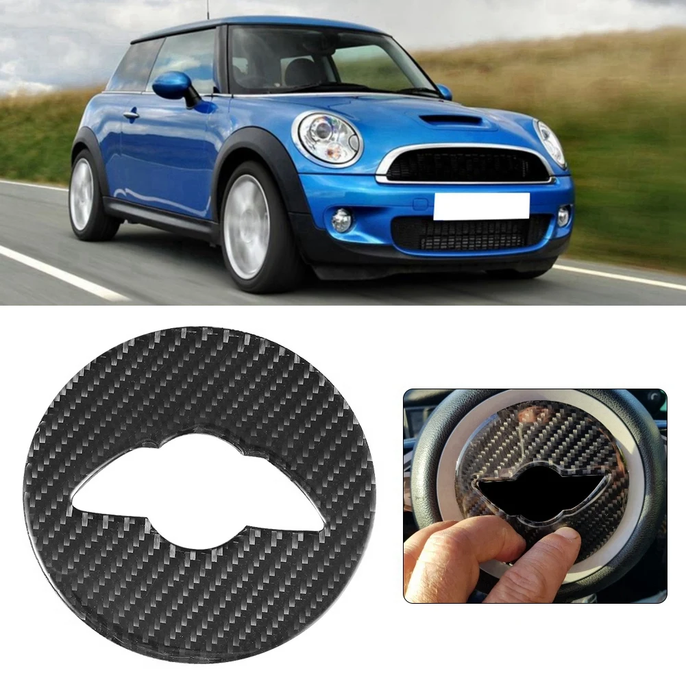 Carbon Fiber Car Steering Wheel Decoration Trim Decor Emblem Fit For Mini Cooper F55 F56 F60
Carbon Fiber Car Steering Wheel Decoration Trim Decor Emblem Fit For Mini Cooper F55 F56 F60