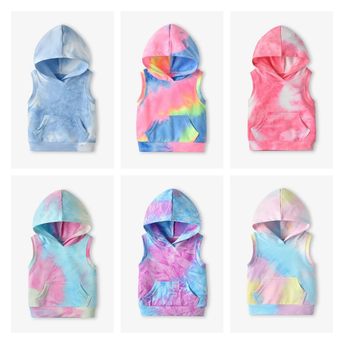 Children's Clothes Spring and Summer New Children's Clothes Men and Girls Sleeveless Hooded Vest Gradual Color Vest Wholesale
Children's Clothes Spring and Summer New Children's Clothes Men and Girls Sleeveless Hooded Vest Gradual Color Vest Wholesale