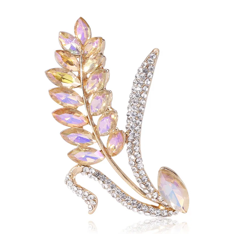 Creative Wheat Brooch Vintage Crystal Alloy Diamond - Encrusted High-grade Collar Pin
Creative Wheat Brooch Vintage Crystal Alloy Diamond - Encrusted High-grade Collar Pin