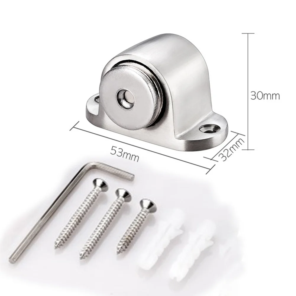 304 Stainless Steel Door Stop Holder Stops Stopper Catch Magnet Heavy Duty Magnetic Door Top Door Resistance Suction
304 Stainless Steel Door Stop Holder Stops Stopper Catch Magnet Heavy Duty Magnetic Door Top Door Resistance Suction