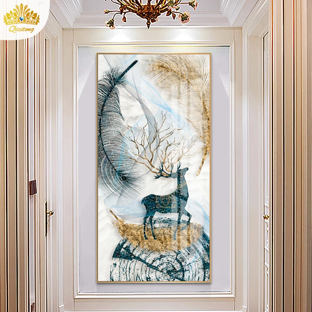 New Thickening Crystal Porcelain Painting Elk Home Decoration Painting HD Craft Wall Decoration Porch Room Decor 2022
New Thickening Crystal Porcelain Painting Elk Home Decoration Painting HD Craft Wall Decoration Porch Room Decor 2022