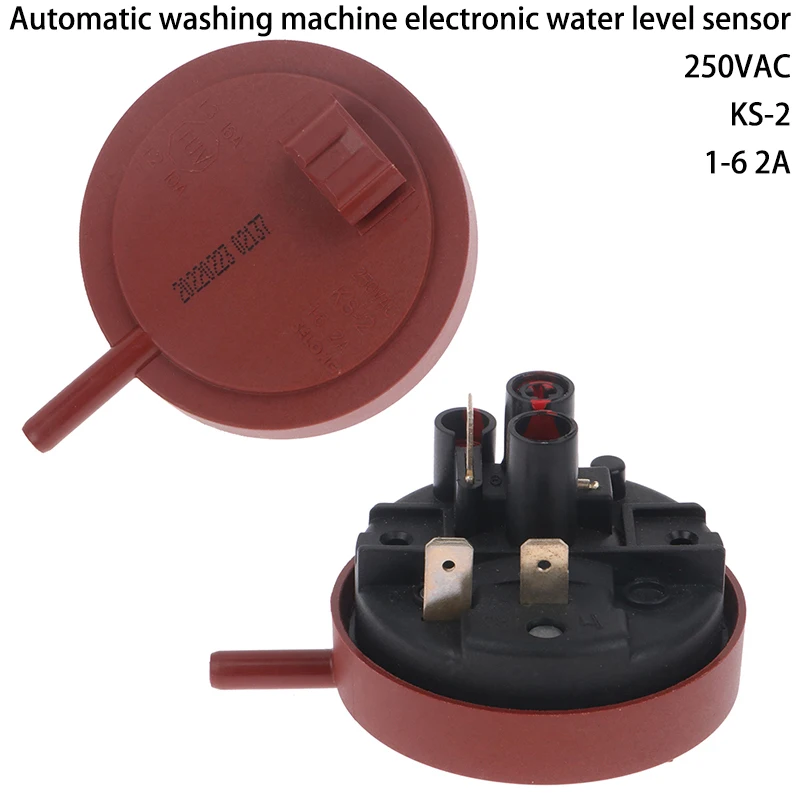 1pc Washing Machine Water Level Sensor Switch 250VAC KS-2 1-6 2A For Drum Washing Machine Switch Control Pressure Sensor
1pc Washing Machine Water Level Sensor Switch 250VAC KS-2 1-6 2A For Drum Washing Machine Switch Control Pressure Sensor