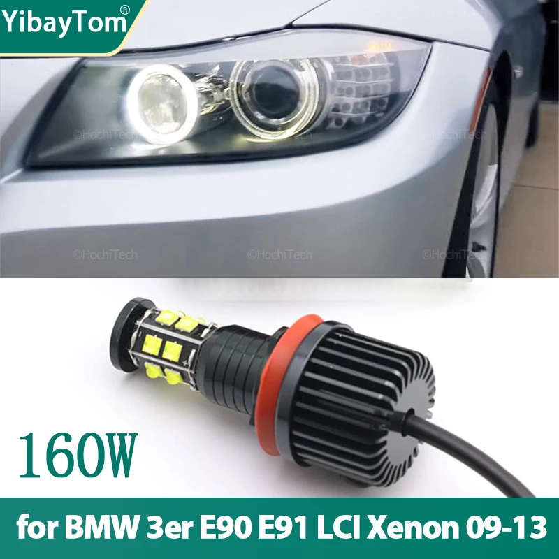 160W White Error Free Angel Eye Halo Ring Marker Car Side Light LED Bulb Auto Lamp For BMW 3 Series E90 E91 LCI Xenon 2009-2013
160W White Error Free Angel Eye Halo Ring Marker Car Side Light LED Bulb Auto Lamp For BMW 3 Series E90 E91 LCI Xenon 2009-2013