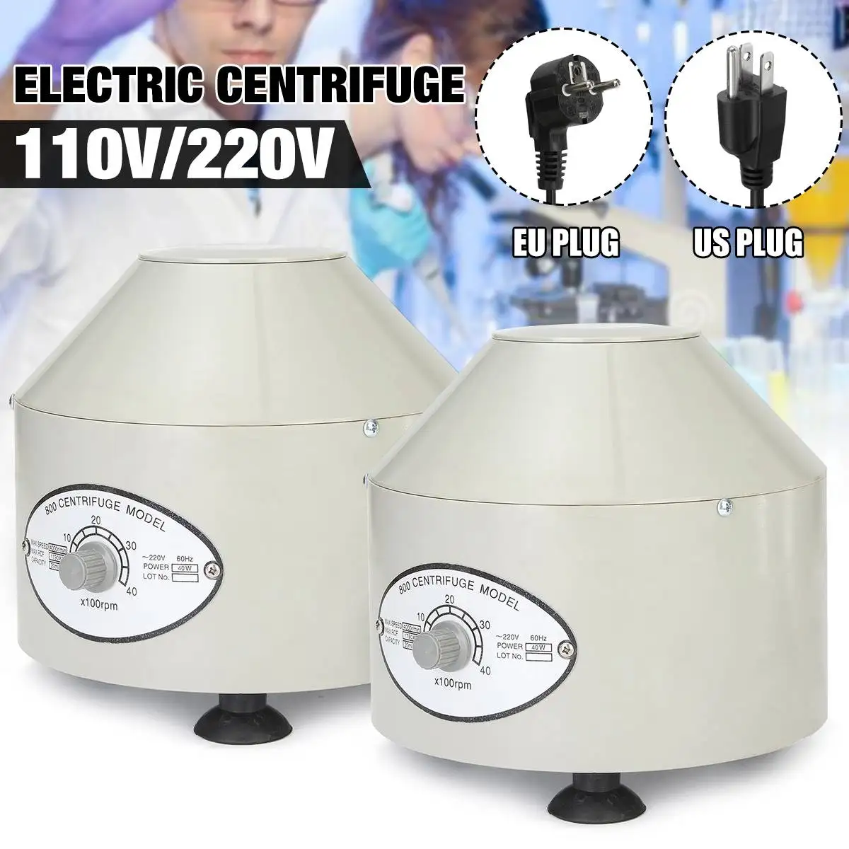 800-1 Electric Laboratory Centrifuge Medical Practice Machine Supplies Prp Isolate Serum 4000rpm 1790g 6pcs 20ml Centrifuge Tube
800-1 Electric Laboratory Centrifuge Medical Practice Machine Supplies Prp Isolate Serum 4000rpm 1790g 6pcs 20ml Centrifuge Tube