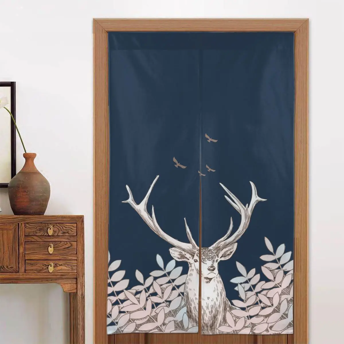 Deer Japanese Door Curtain Forest Blackout Curtain Cotton Linen High Quality Hanging Half Curtain for Doorway Shower Decorations
Deer Japanese Door Curtain Forest Blackout Curtain Cotton Linen High Quality Hanging Half Curtain for Doorway Shower Decorations