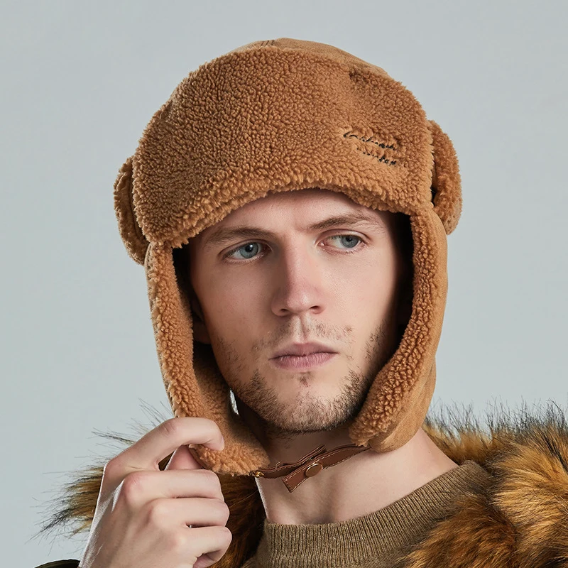 Men Solid Color Stitching Soft Lambswool Padded Lei Feng Hats Winter Leisure Outdoor Sports Riding Mountaineering Ski Warm Caps
Men Solid Color Stitching Soft Lambswool Padded Lei Feng Hats Winter Leisure Outdoor Sports Riding Mountaineering Ski Warm Caps