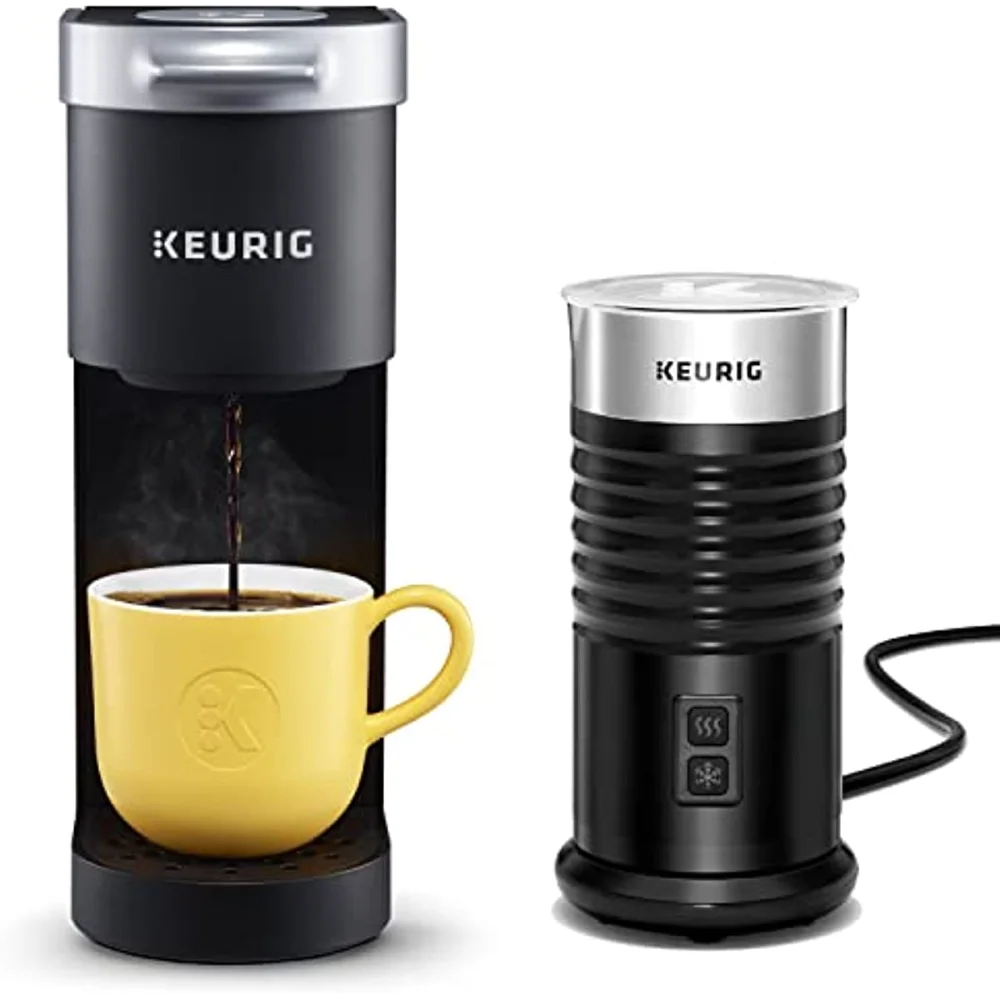 Кофеварка K-Mini с одним приводом K-Cup, черный и Keurig, автономный вспениватель молока, черный
Кофеварка K-Mini с одним приводом K-Cup, черный и Keurig, автономный вспениватель молока, черный