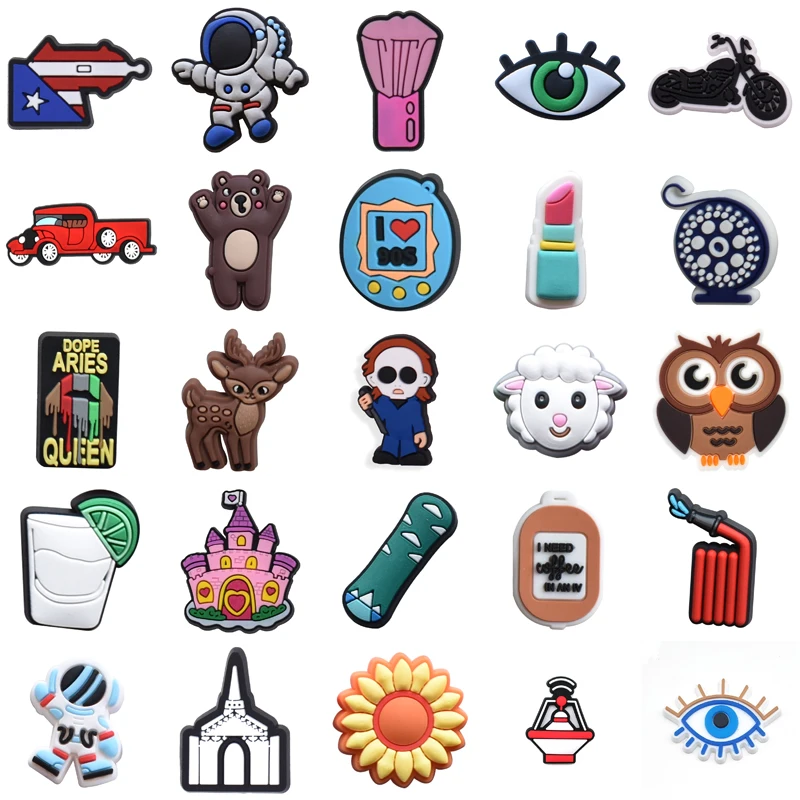 New Pins for Croc Charm Shoes Accessories Women Summer Kids Shoe Charms Designer Decorations Jeans Xmas Gifts for Crocs Charms
New Pins for Croc Charm Shoes Accessories Women Summer Kids Shoe Charms Designer Decorations Jeans Xmas Gifts for Crocs Charms