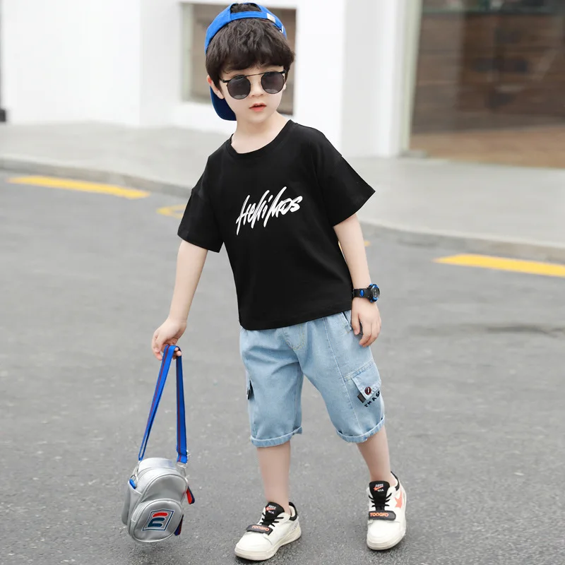 Boys Clothing Sets Summer Casual Outfit T-shirt + Pants Boys Clothes Children Clothing Suit Kids Tracksuit Teen 6 8 9 10 12 Year
Boys Clothing Sets Summer Casual Outfit T-shirt + Pants Boys Clothes Children Clothing Suit Kids Tracksuit Teen 6 8 9 10 12 Year