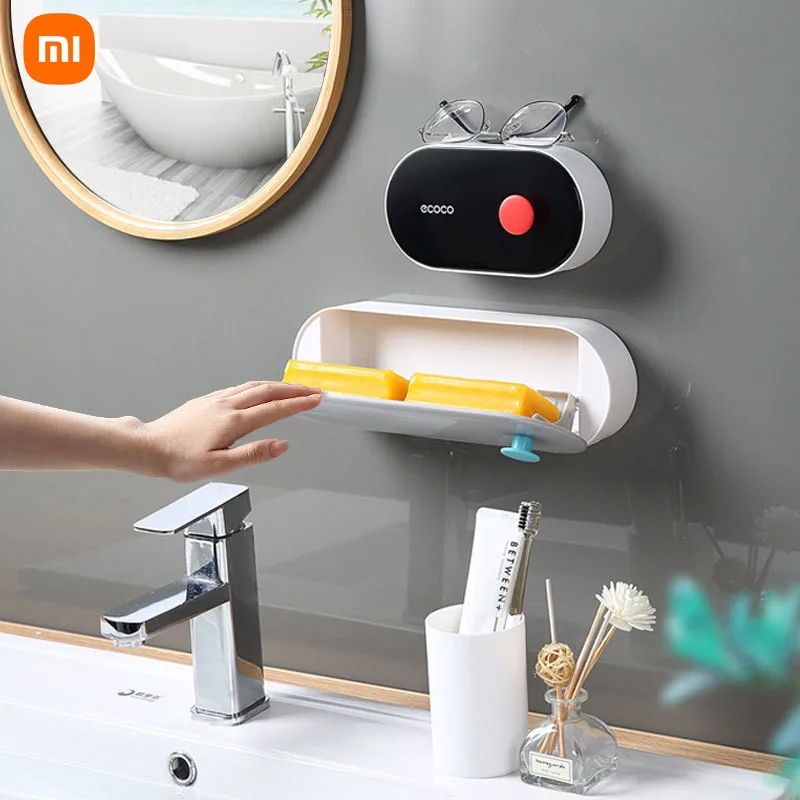 Xiaomi Wall-mounted Soap Dish Household with Lid Draining Rack Bathroom Soap Box Shelf Bathroom Accessories
Xiaomi Wall-mounted Soap Dish Household with Lid Draining Rack Bathroom Soap Box Shelf Bathroom Accessories