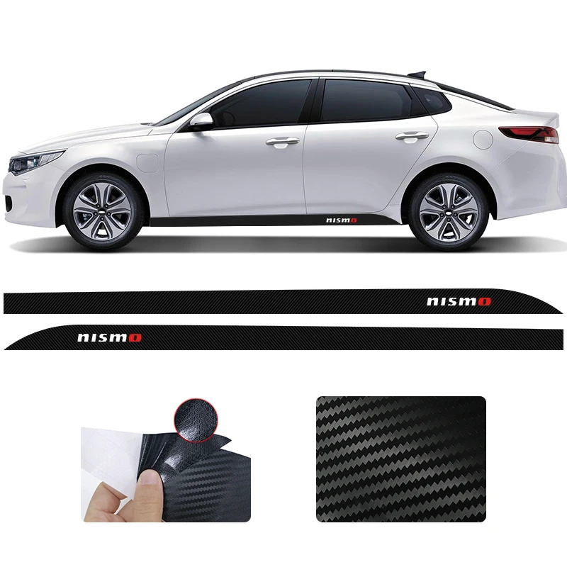 2PCS Car Door Side Skirt Stripes Stickers Auto Body Side Stripes Decals for Nismo Nissans Tiida Teana Skyline X-trail Almera
2PCS Car Door Side Skirt Stripes Stickers Auto Body Side Stripes Decals for Nismo Nissans Tiida Teana Skyline X-trail Almera