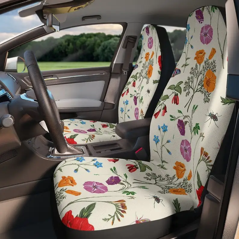 Wild Flowers Car Seat Cover, Floral Seat covers for car, fun seat cover, car accessories
Wild Flowers Car Seat Cover, Floral Seat covers for car, fun seat cover, car accessories
