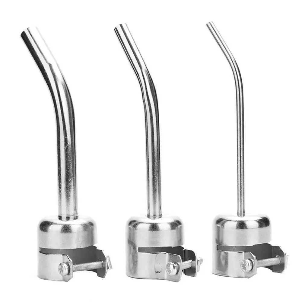 3pcs 3/5/8mm Welding Nozzle Curved 45 Degrees Angle Nozzle For 850 Series Hot Air Rework Station Extended Curved Mouth
3pcs 3/5/8mm Welding Nozzle Curved 45 Degrees Angle Nozzle For 850 Series Hot Air Rework Station Extended Curved Mouth