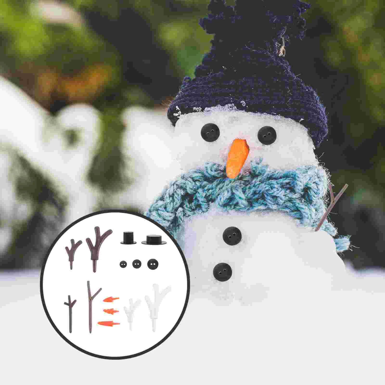 1 Set of DIY Snowman Ornaments Accessories Snowman Making Material Set Christmas Craft Supplies
1 Set of DIY Snowman Ornaments Accessories Snowman Making Material Set Christmas Craft Supplies