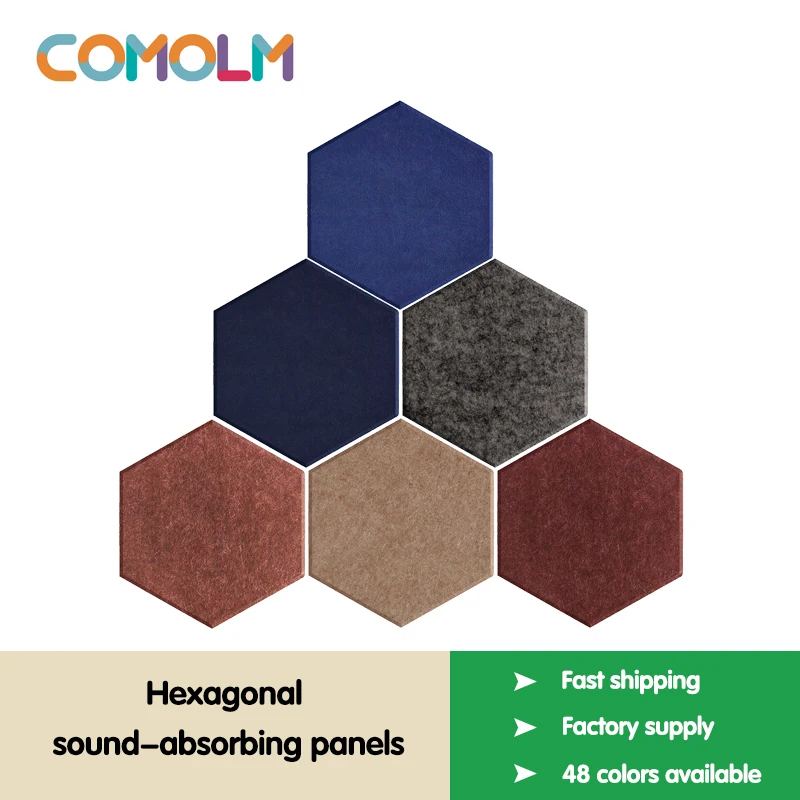 6Pcs Sound Proof Wall Panels Pared Hexagon Acoustic Panel Home Decorative For Living Room Bedroom Studio Insulation Sticker 18cm
6Pcs Sound Proof Wall Panels Pared Hexagon Acoustic Panel Home Decorative For Living Room Bedroom Studio Insulation Sticker 18cm