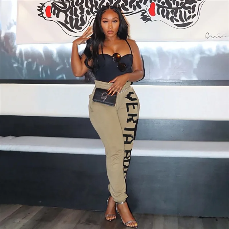 Euro American 2022 Women's Letter Printing Loose Street Shoot Bungee Home Casual Solid Casual Pants
Euro American 2022 Women's Letter Printing Loose Street Shoot Bungee Home Casual Solid Casual Pants