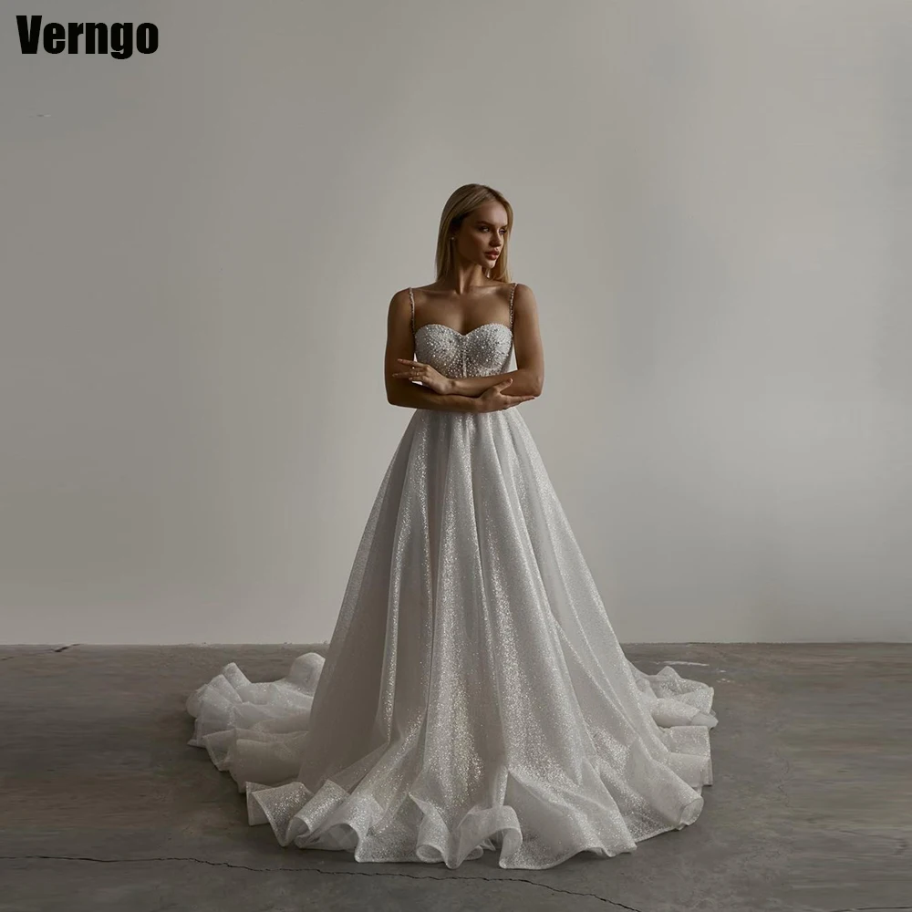 Verngo Glitter Birthday Party Gowns A-line Sweetheart Sleeveless Evening Dresses Spaghetti Strap Pears Wedding Prom Dress 2024
Verngo Glitter Birthday Party Gowns A-line Sweetheart Sleeveless Evening Dresses Spaghetti Strap Pears Wedding Prom Dress 2024