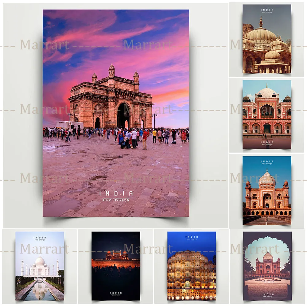 Taj Mahal And Indian Landmarks Modern Landscape Art Poster Prints Indian Architectural Tourism Wall Art Home Decor Canvas Prints
Taj Mahal And Indian Landmarks Modern Landscape Art Poster Prints Indian Architectural Tourism Wall Art Home Decor Canvas Prints