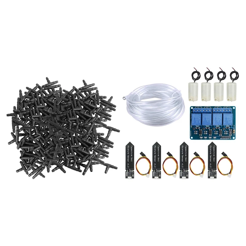 100Pcs Drip Irrigation Barbed Connectors, Universal & 1 Set Automatic Irrigation Diy Kit Self-Watering System
100Pcs Drip Irrigation Barbed Connectors, Universal & 1 Set Automatic Irrigation Diy Kit Self-Watering System