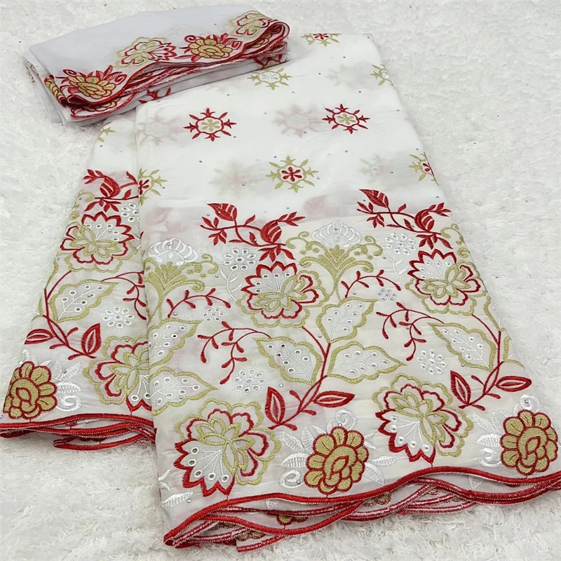 5+ 2Yard Swiss Fabric Latest Heavy Beaded Embroidery African 100% Cotton Voile Lace Popular Dubai Style For wedding Party HL3
5+ 2Yard Swiss Fabric Latest Heavy Beaded Embroidery African 100% Cotton Voile Lace Popular Dubai Style For wedding Party HL3