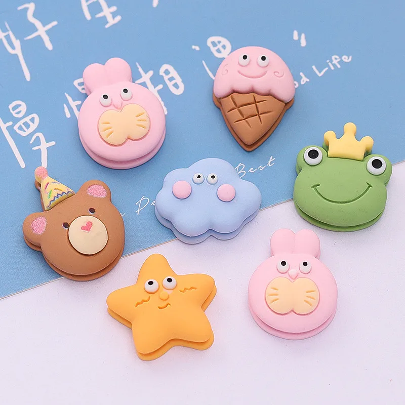 Kawaii Cartoon Animals Cookies Flatback Resin Cloud Bear Star Cabochon Decoration DIY Scrapbooking Jewelry Charms Accessories
Kawaii Cartoon Animals Cookies Flatback Resin Cloud Bear Star Cabochon Decoration DIY Scrapbooking Jewelry Charms Accessories