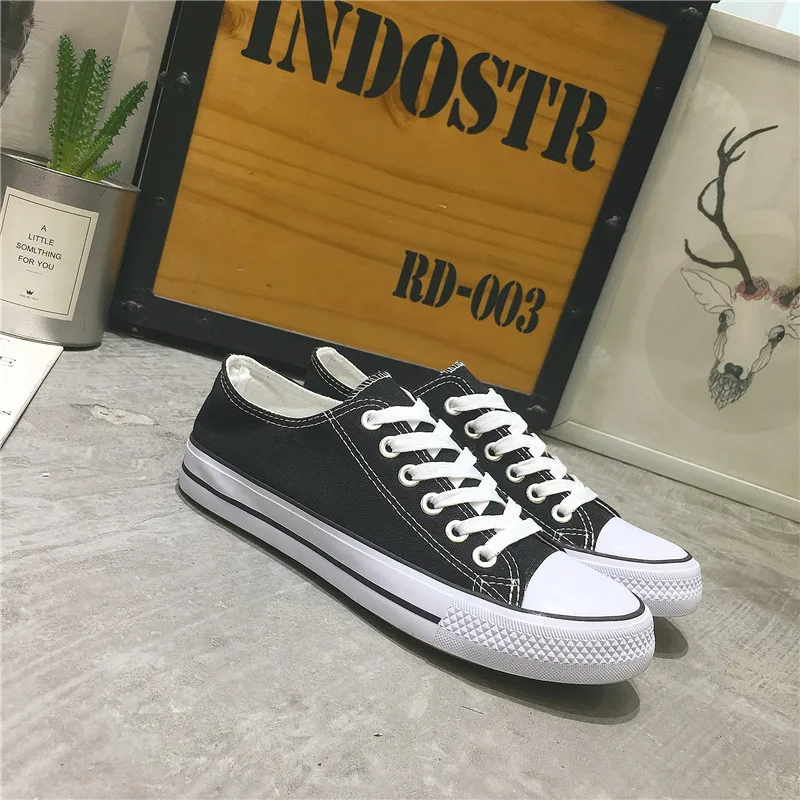 Men Women Casual Vulcanize Shoes Flat Fashion Lace Up Autumn Spring Canvas Sneakers Male Non-Slip Solid Breathable Comfortable
Men Women Casual Vulcanize Shoes Flat Fashion Lace Up Autumn Spring Canvas Sneakers Male Non-Slip Solid Breathable Comfortable