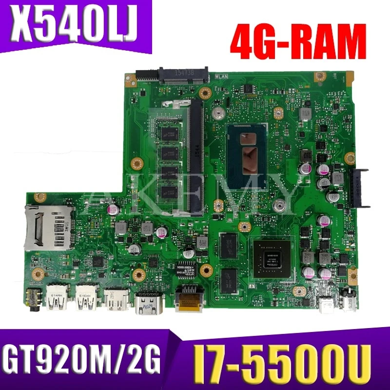New!!! Mainboard For ASUS X540L F540L X540LJ Laptop motherboard REV2.1 Test work 100% 4G-RAM I7-5500U GT920M/2G
New!!! Mainboard For ASUS X540L F540L X540LJ Laptop motherboard REV2.1 Test work 100% 4G-RAM I7-5500U GT920M/2G