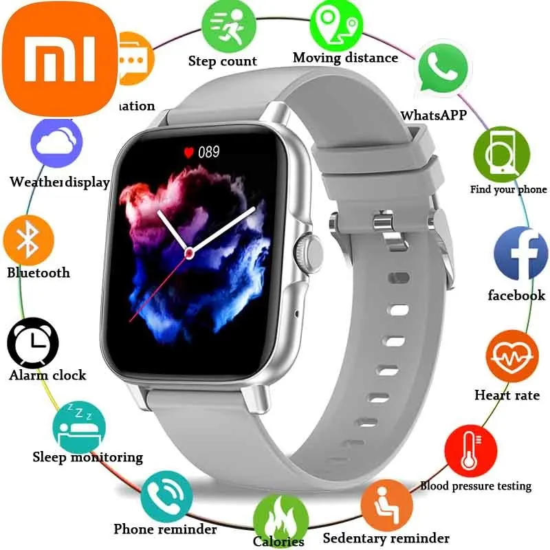 XIAOMI 1.69inch NFC Women Smart Watch Men Screen Full Touch Fitness Tracker Bluetooth Call Smart Clock Ladies for Android IOS
XIAOMI 1.69inch NFC Women Smart Watch Men Screen Full Touch Fitness Tracker Bluetooth Call Smart Clock Ladies for Android IOS