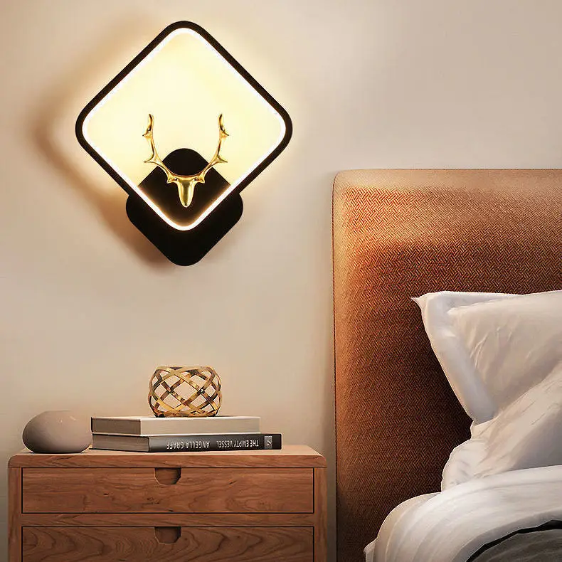 

LED Nordic wall lamp creative simplicity modern living room lamp room bedroom corridor staircase bedside wall lighting