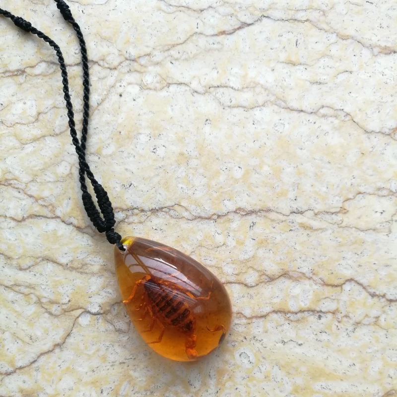 Natural Scorpion Amber Necklace Real Insect Stone Resin Pendant Crystal Jewelry Home Decore Desk Decoration Travel creative Gift
Natural Scorpion Amber Necklace Real Insect Stone Resin Pendant Crystal Jewelry Home Decore Desk Decoration Travel creative Gift