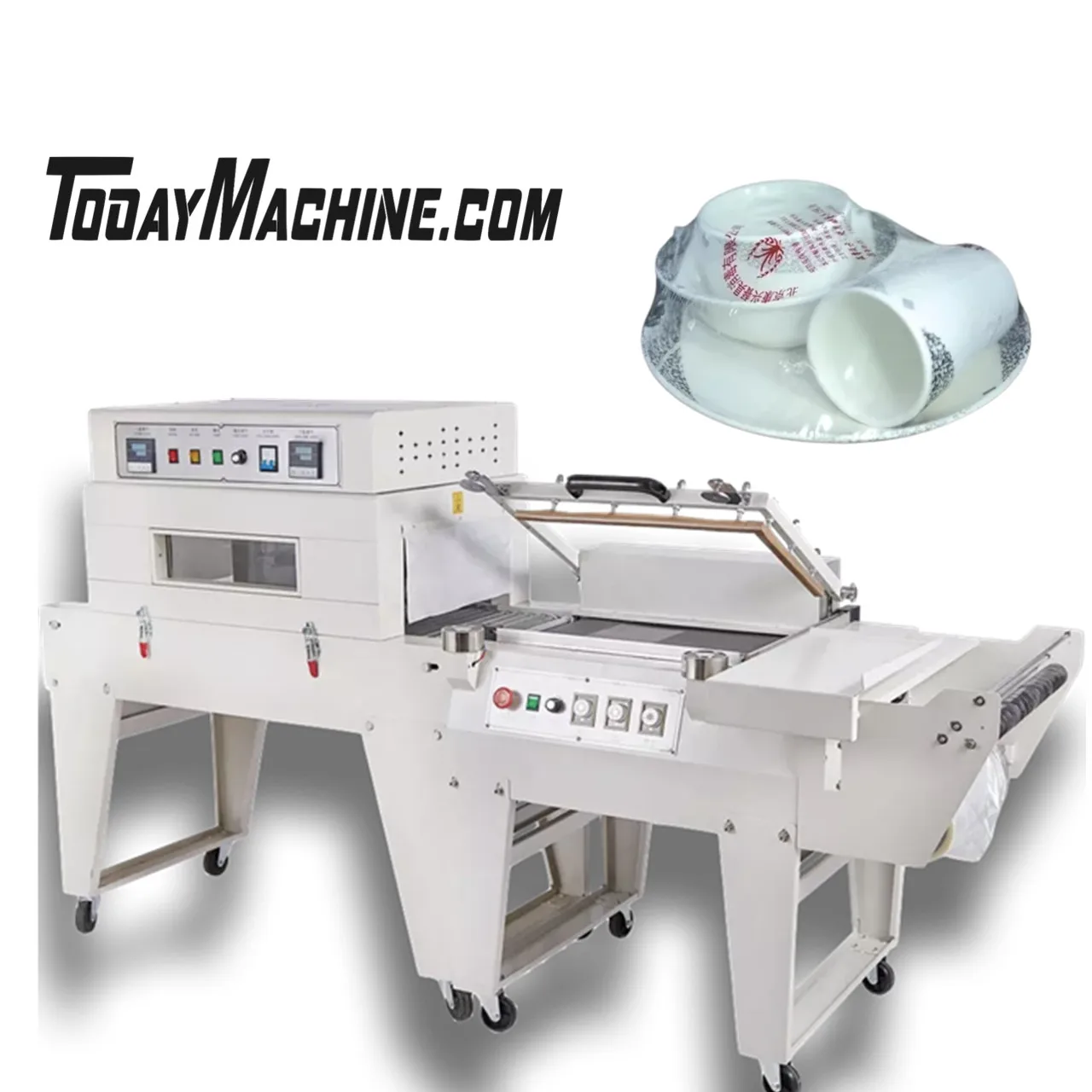 Semi Automatic L Sealer Shrink Tunnel Cosmetic Box Toys Tableware Heat Shrink Wrapping Machine
Semi Automatic L Sealer Shrink Tunnel Cosmetic Box Toys Tableware Heat Shrink Wrapping Machine